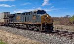 CSX 3405 leads a short UPS train.